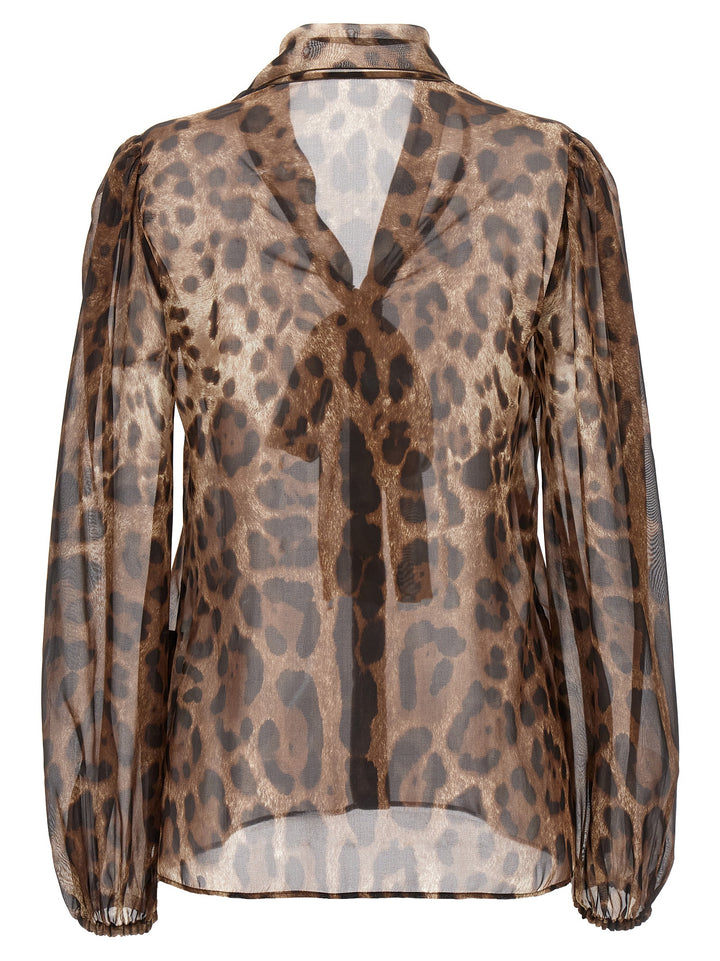 Dolce &amp; Gabbana Multicolor Silk Blouse