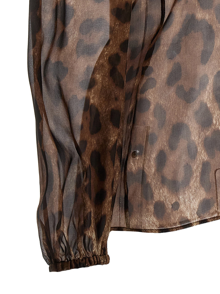Dolce &amp; Gabbana Multicolor Silk Blouse