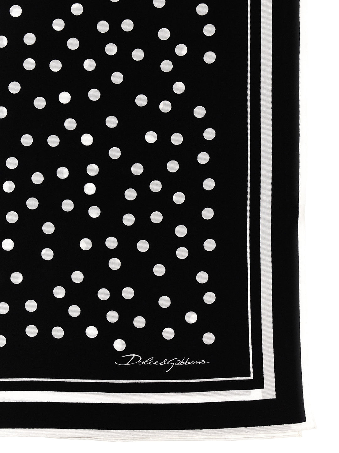 Dolce &amp; Gabbana Bicolor Silk Scarf