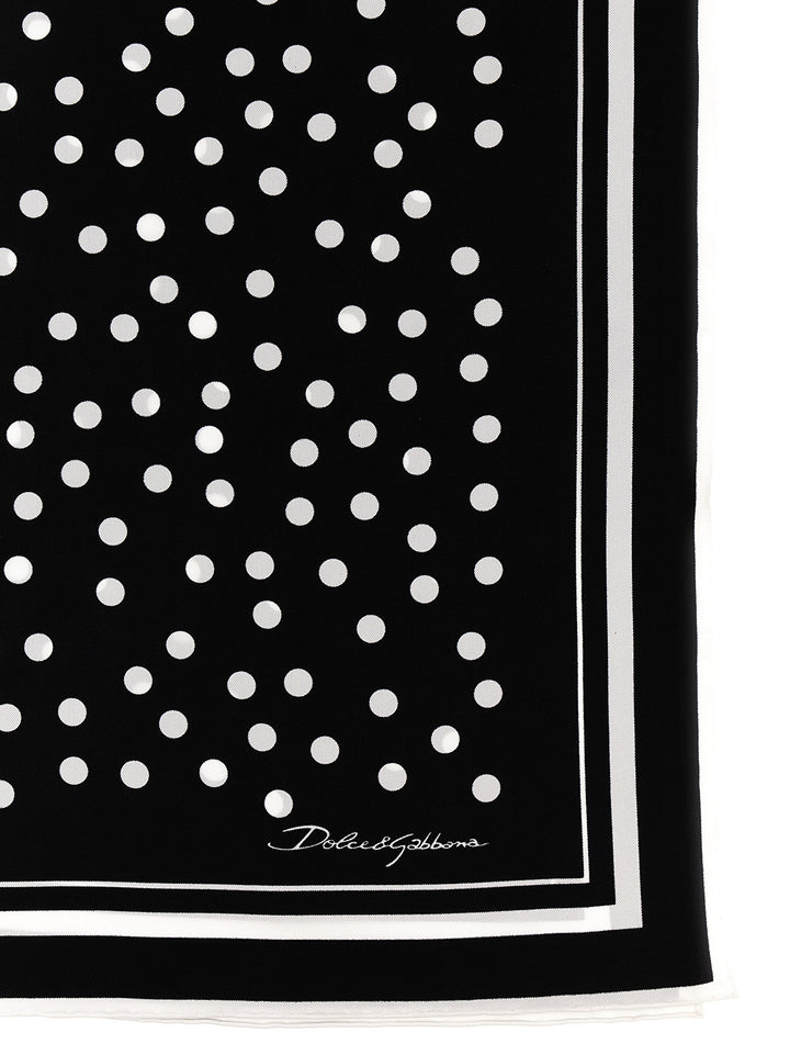 Dolce &amp; Gabbana Bicolor Silk Scarf