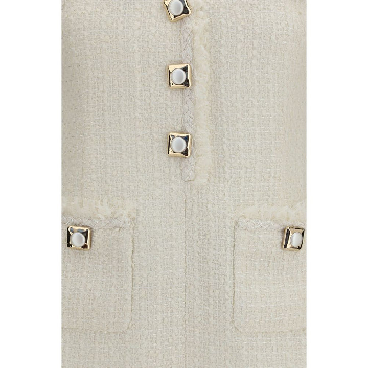 Self-Portrait Beige Polyamide Casual Dress