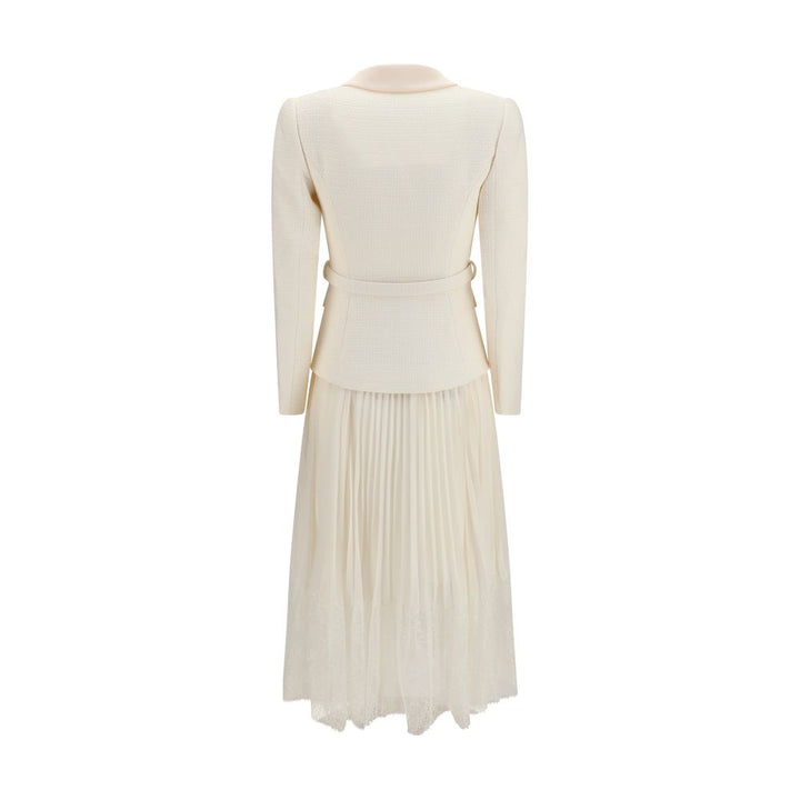 Self-Portrait Beige Polyester Cocktail Dress