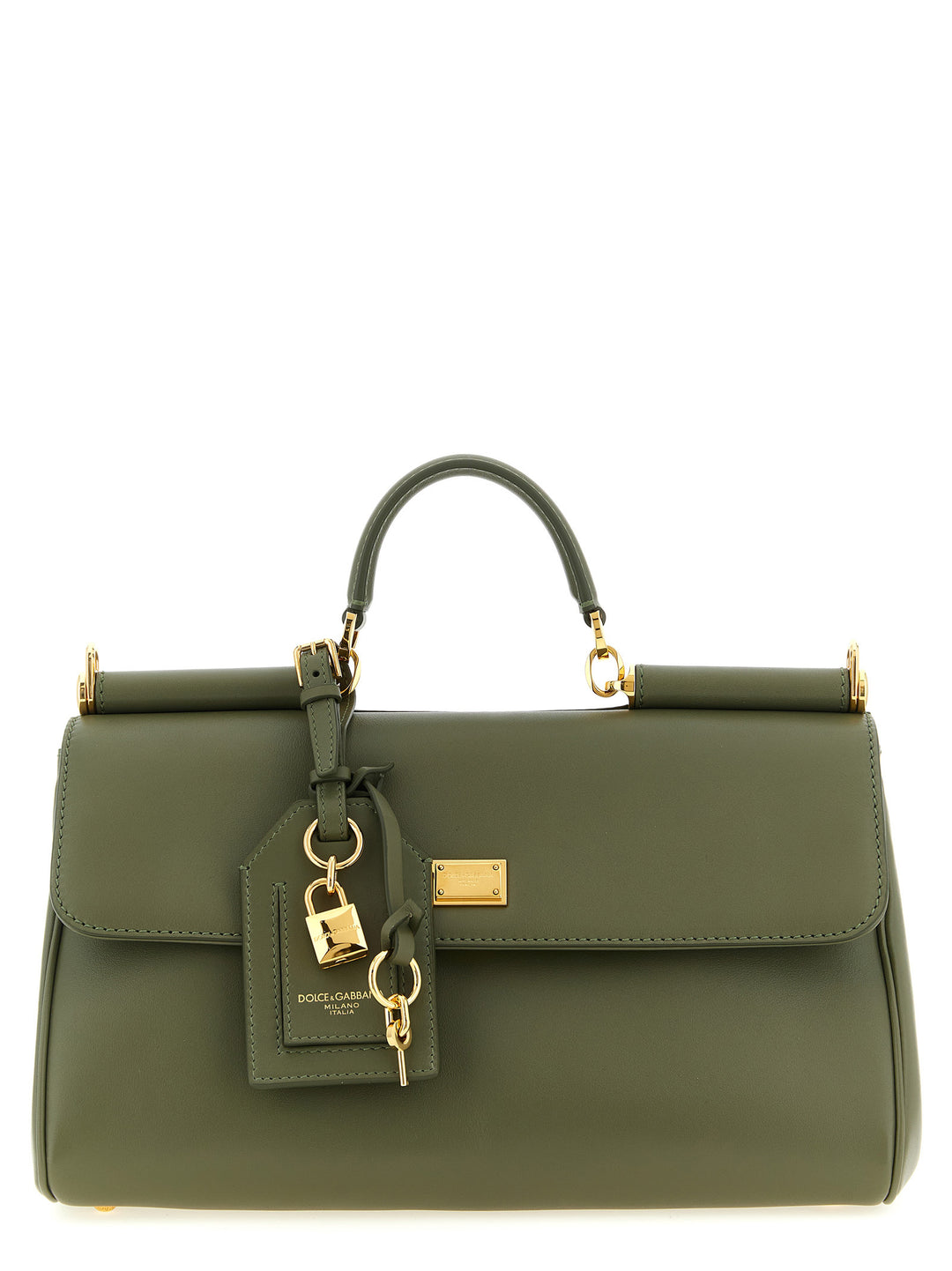 Dolce &amp; Gabbana Bicolor Calfskin Handbag