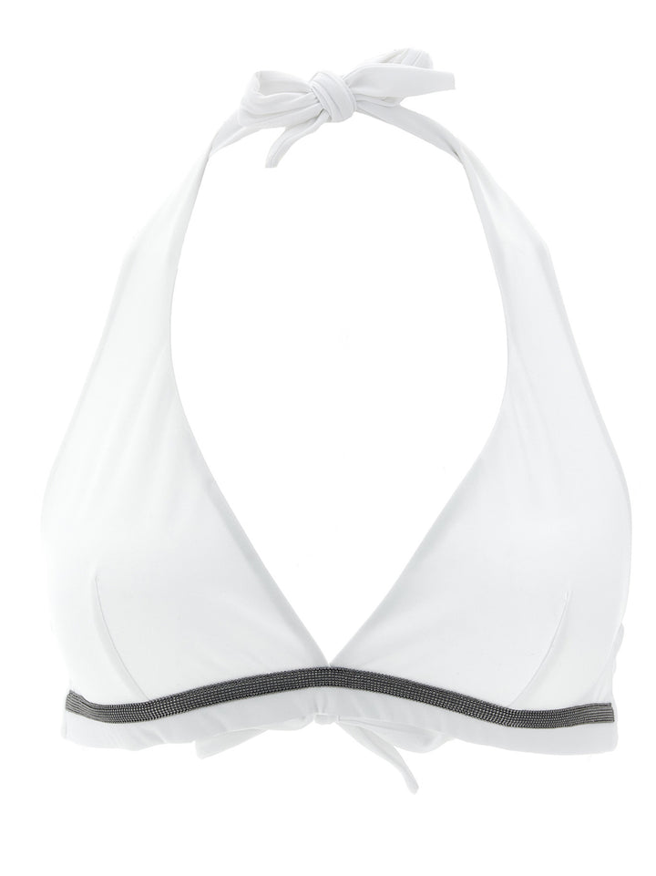 Brunello Cucinelli White Polyamide Bikini
