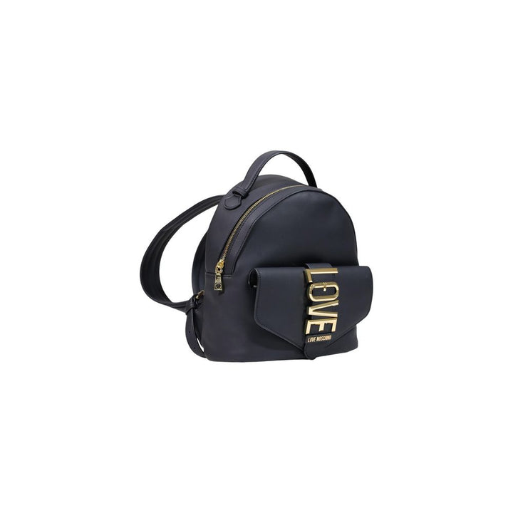 Love Moschino Black Polyethylene Backpack