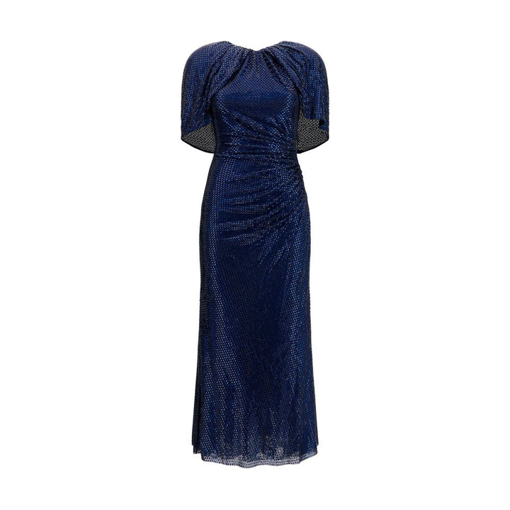 Self-Portrait Blue Polyester Cocktail Dress
