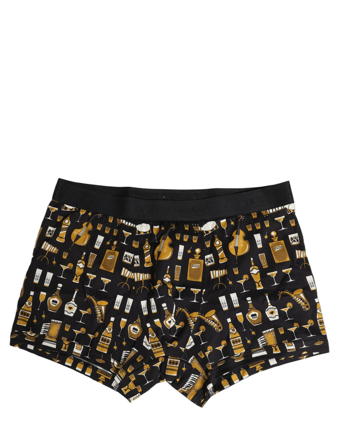 Dolce &amp; Gabbana Black Gold Cocktail Regular Boxer Underwear