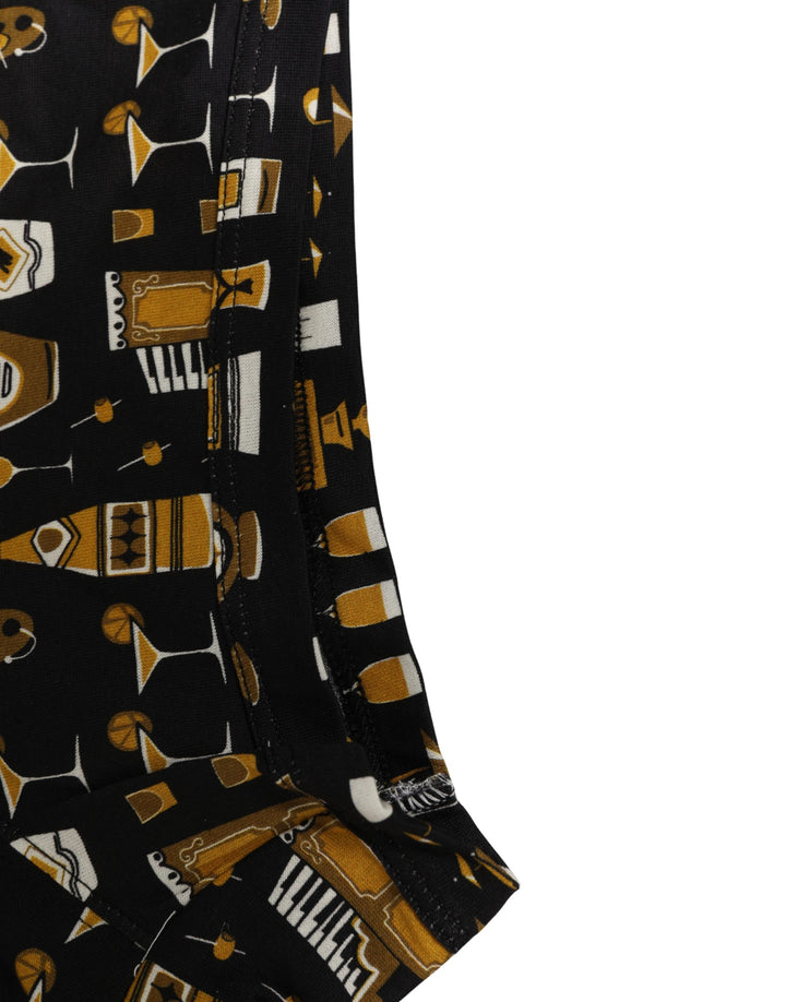 Dolce &amp; Gabbana Black Gold Cocktail Regular Boxer Underwear