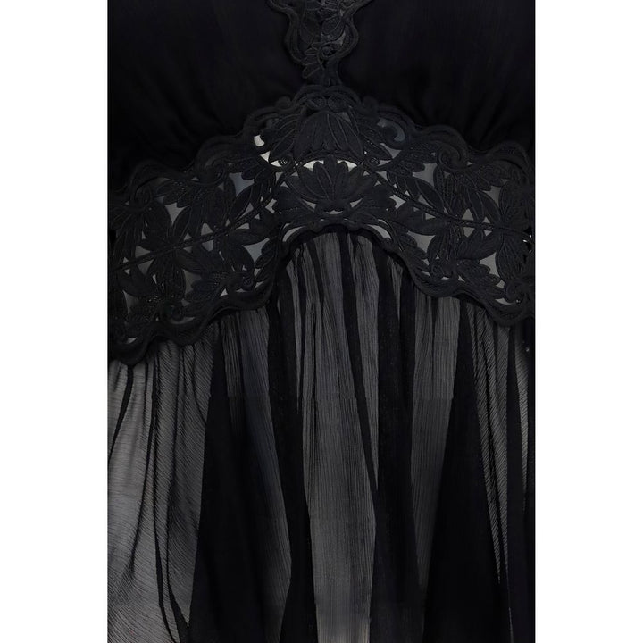 Zimmermann Black Viscose Blouse