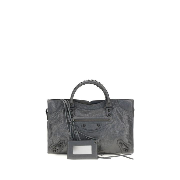 Balenciaga Gray Lamb Ovis Aries Aries Shoulder Bag