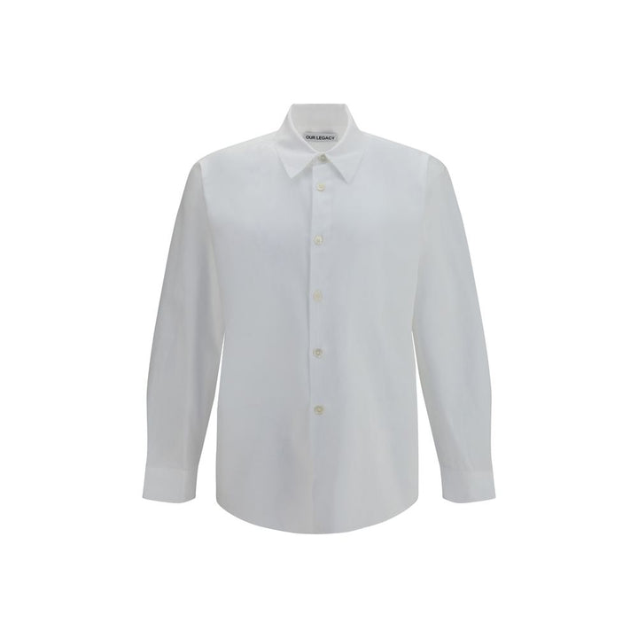 Our Legacy White Lyocell Dress Shirt