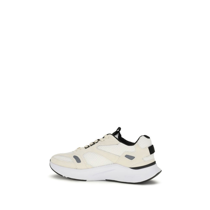 Valentino Garavani White Fabric Low Top Sneakers