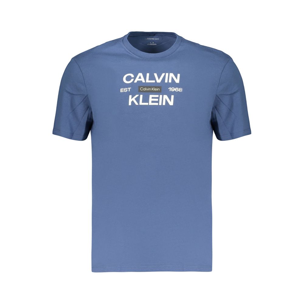 Calvin Klein Blue Cotton Men&