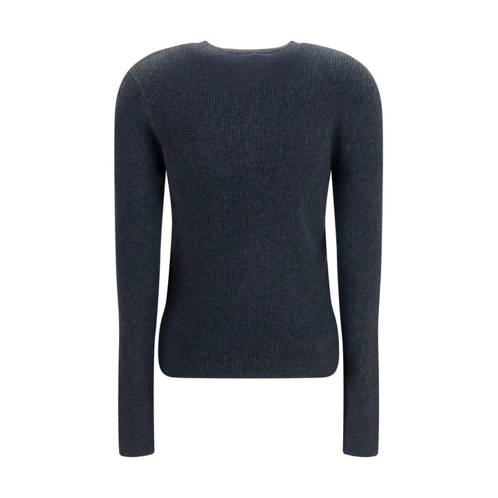 Lisa Yang Gray Cotton Sweatshirt