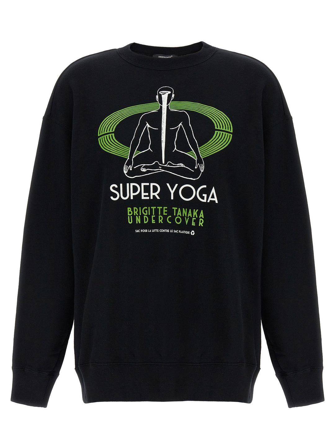 Undercover Black Cotton Sweatshirt