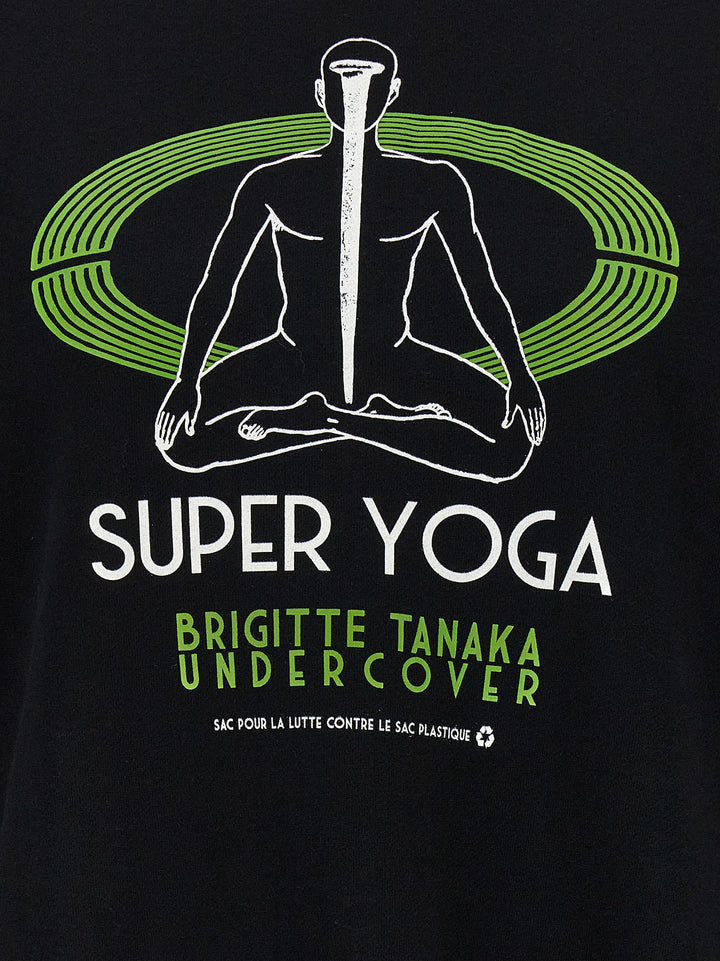 Undercover Black Cotton Sweatshirt