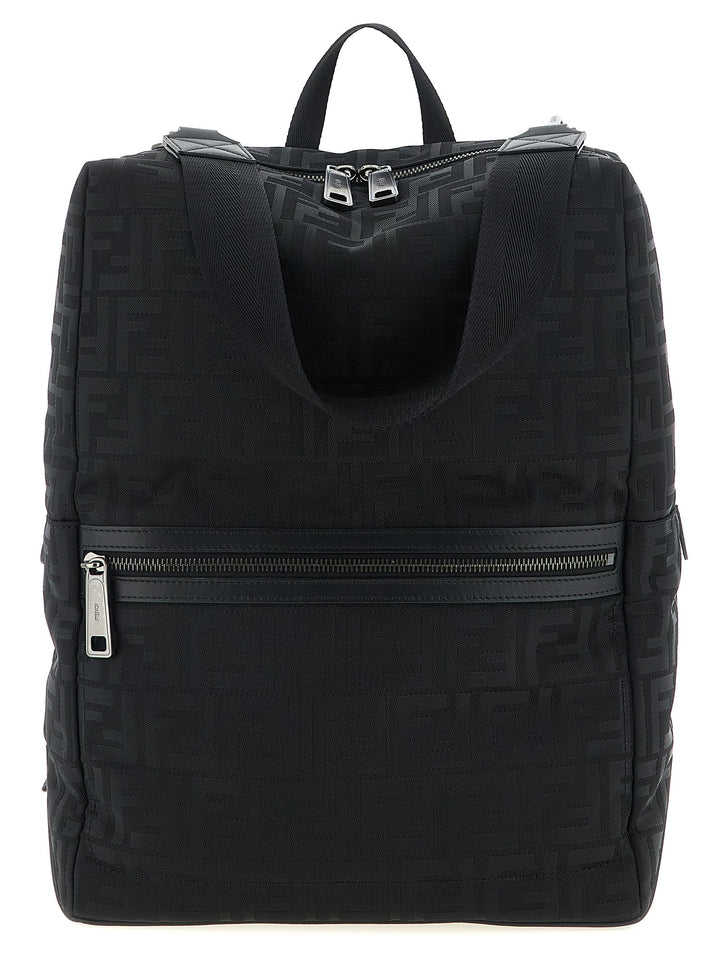 Fendi Black Polyamide Backpack