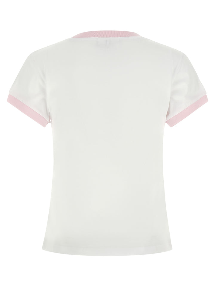Ganni White Organic Cotton T-Shirt