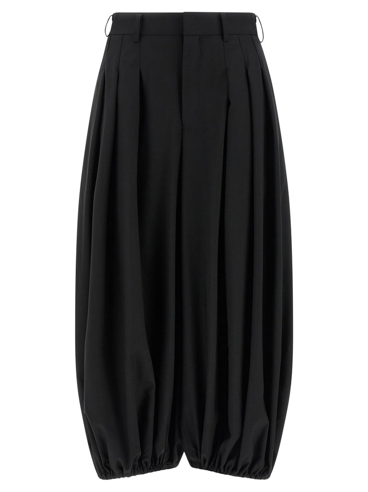 Comme Des Garçons Black Wool Pants