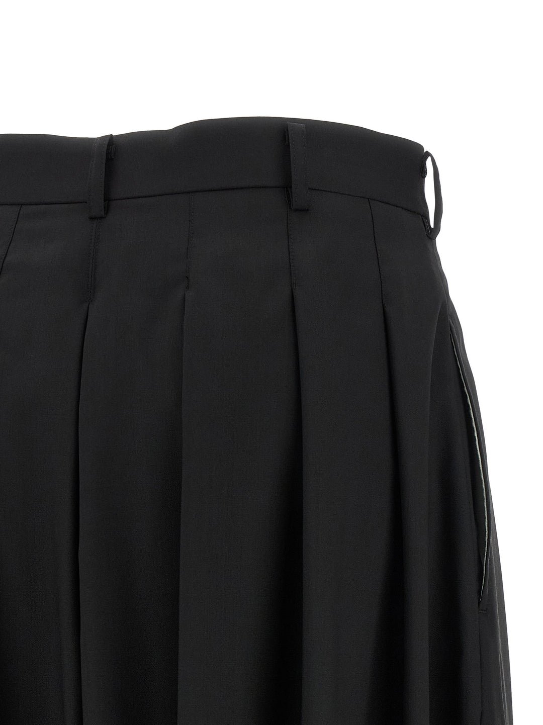 Comme Des Garçons Black Wool Pants