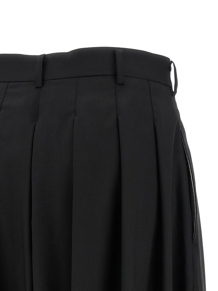 Comme Des Garçons Black Wool Pants