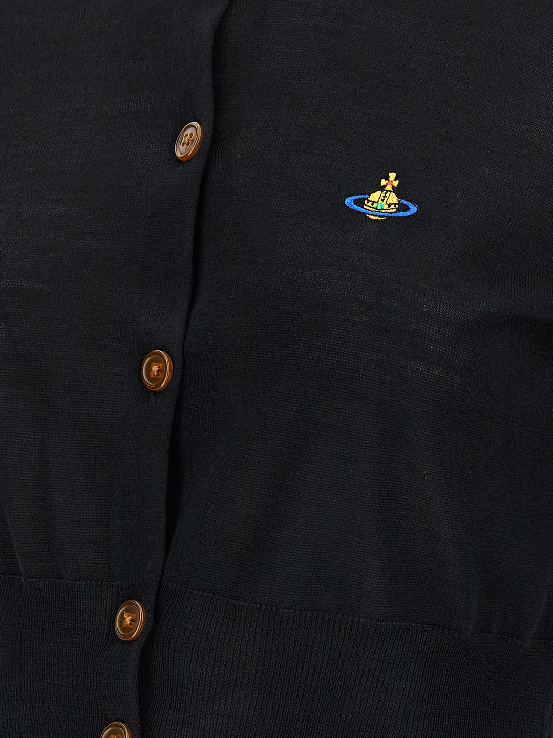 Vivienne Westwood Black Cotton Cardigan