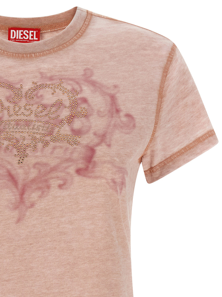 Diesel Multicolor Polyester T-Shirt