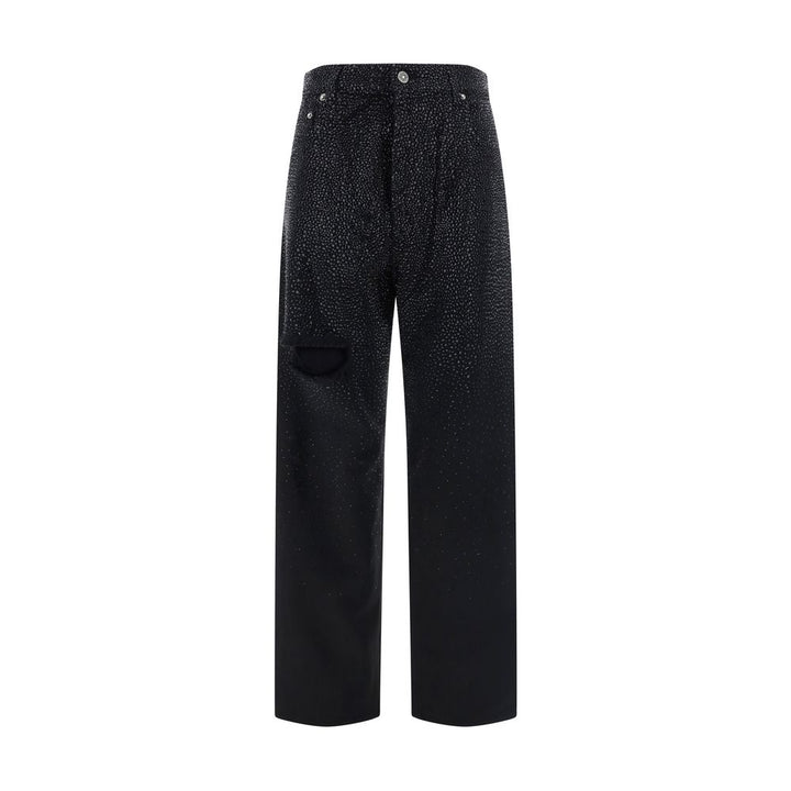 Golden Goose Black Cotton Casual Pants