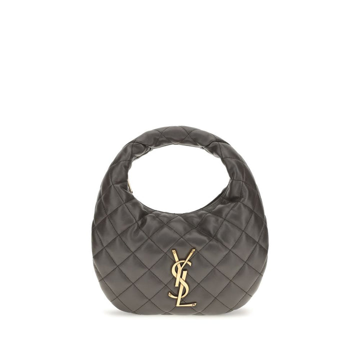 Saint Laurent Gray Lamb Ovis Aries Aries Shoulder Bag