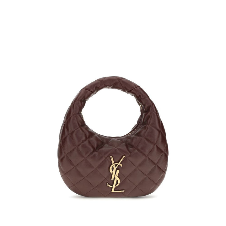 Saint Laurent Brown Lamb Ovis Aries Aries Shoulder Bag