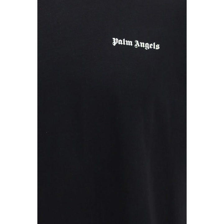 Palm Angels Black Cotton T-Shirt