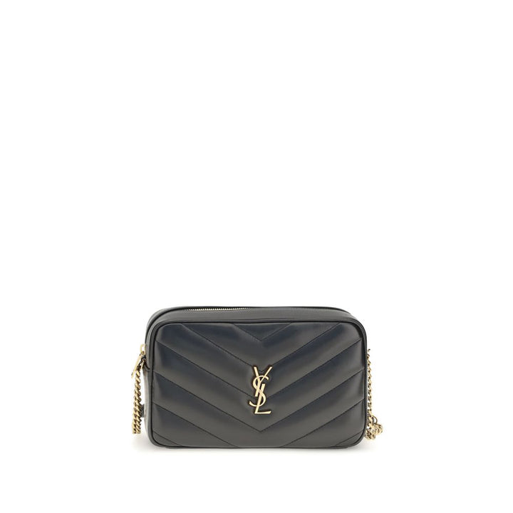 Saint Laurent Black Lamb Ovis Aries Aries Shoulder Bag