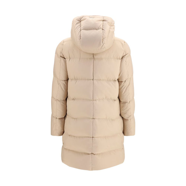 Herno Beige Polyester Full-Length Jacket