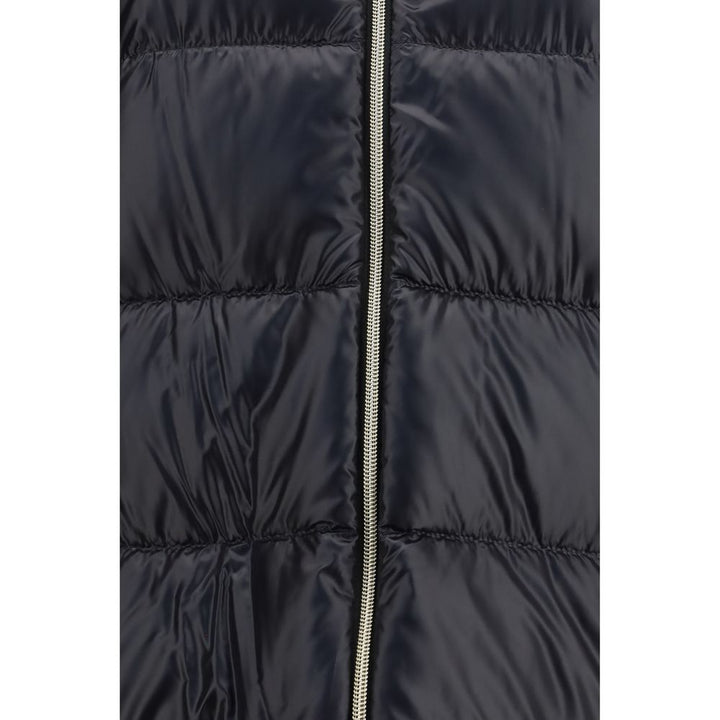 Herno Black Goose Down Full-Length Jacket