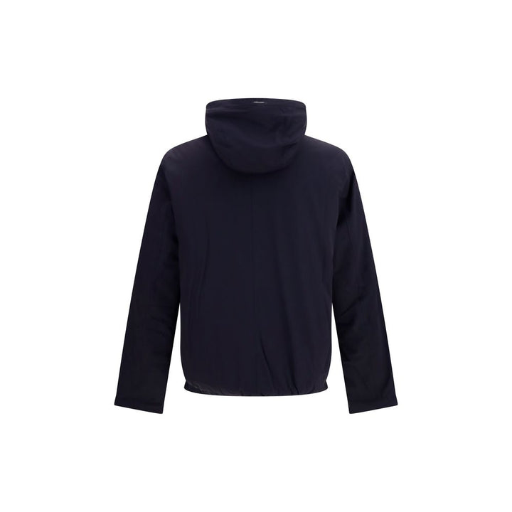 Herno Blue Goose Down Full-Length Jacket