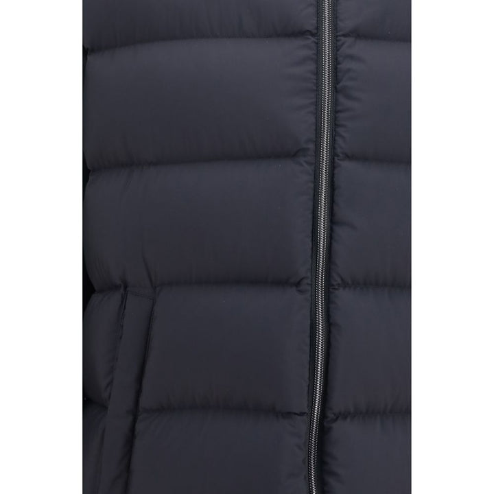 Herno Black Polyamide Full-Length Jacket