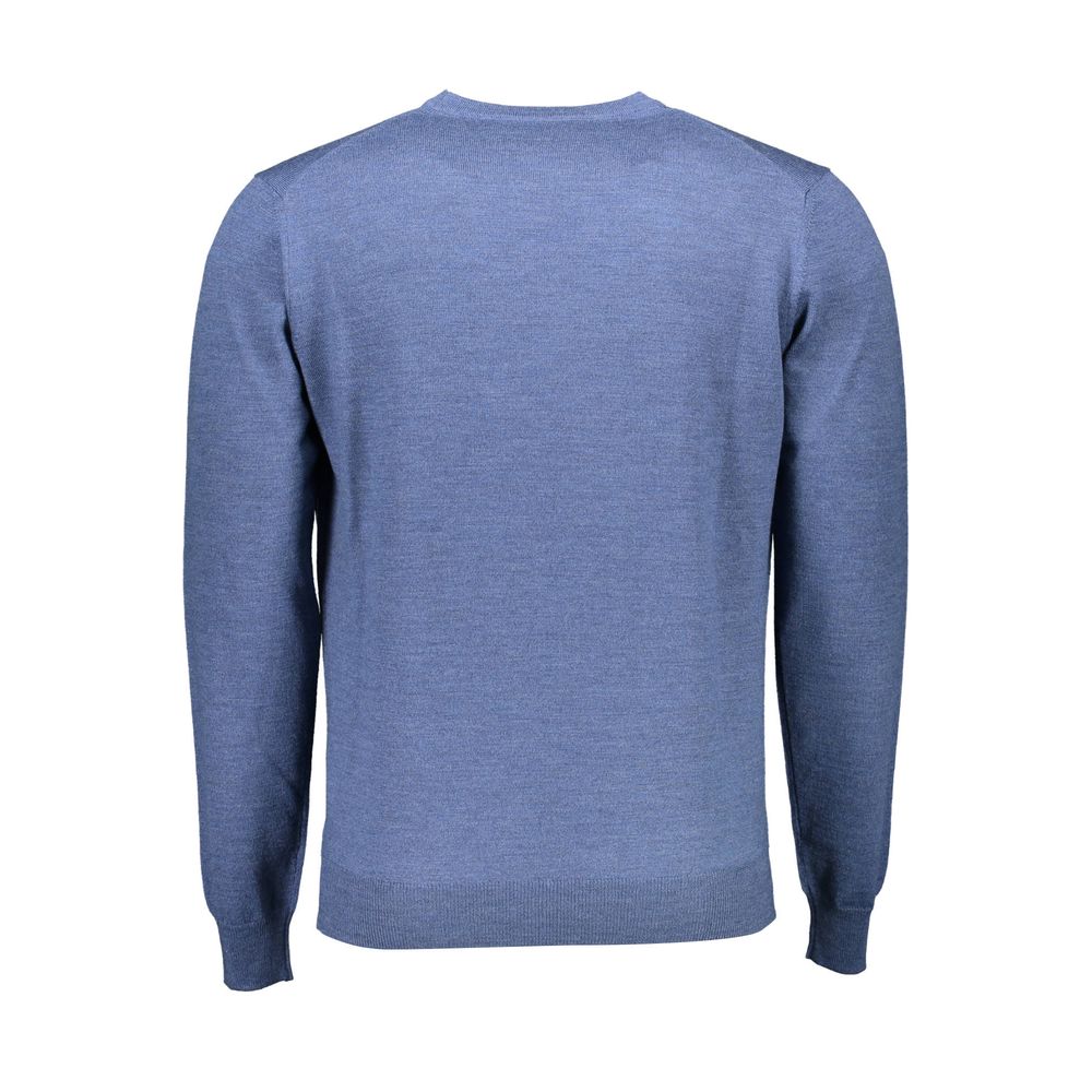 Harmont &amp; Blaine Blue Wool Men Sweater