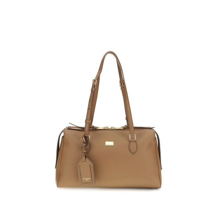 Dolce &amp; Gabbana Beige Calf Leather Bos Taurus Wallet