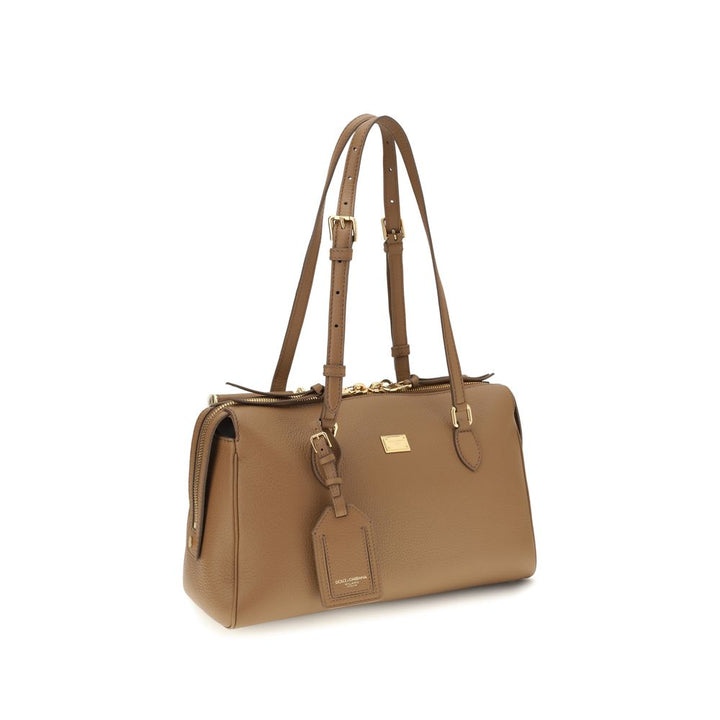 Dolce &amp; Gabbana Beige Calf Leather Bos Taurus Wallet