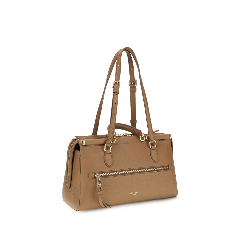 Dolce &amp; Gabbana Beige Calf Leather Bos Taurus Wallet