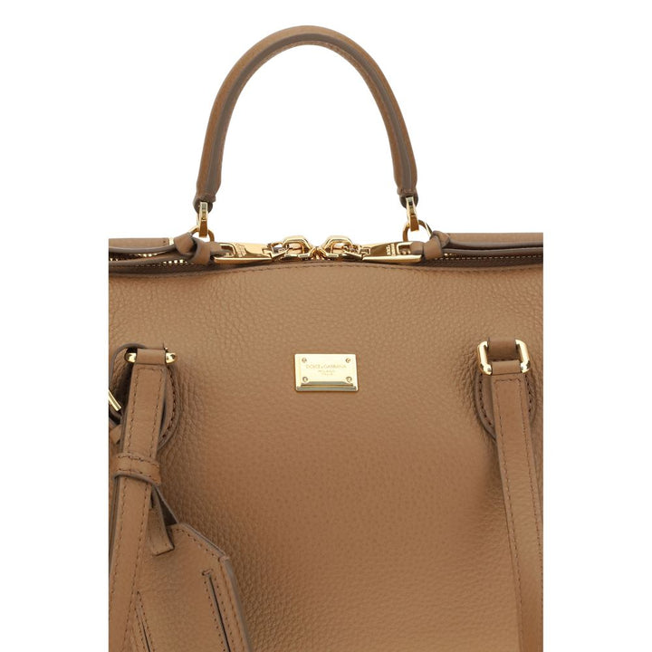 Dolce &amp; Gabbana Beige Calf Leather Bos Taurus Wallet