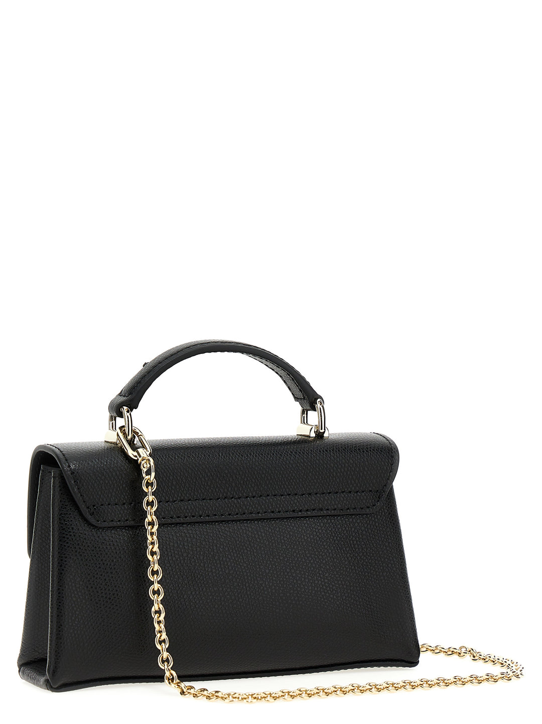 Furla Black Leather Crossbody Bag