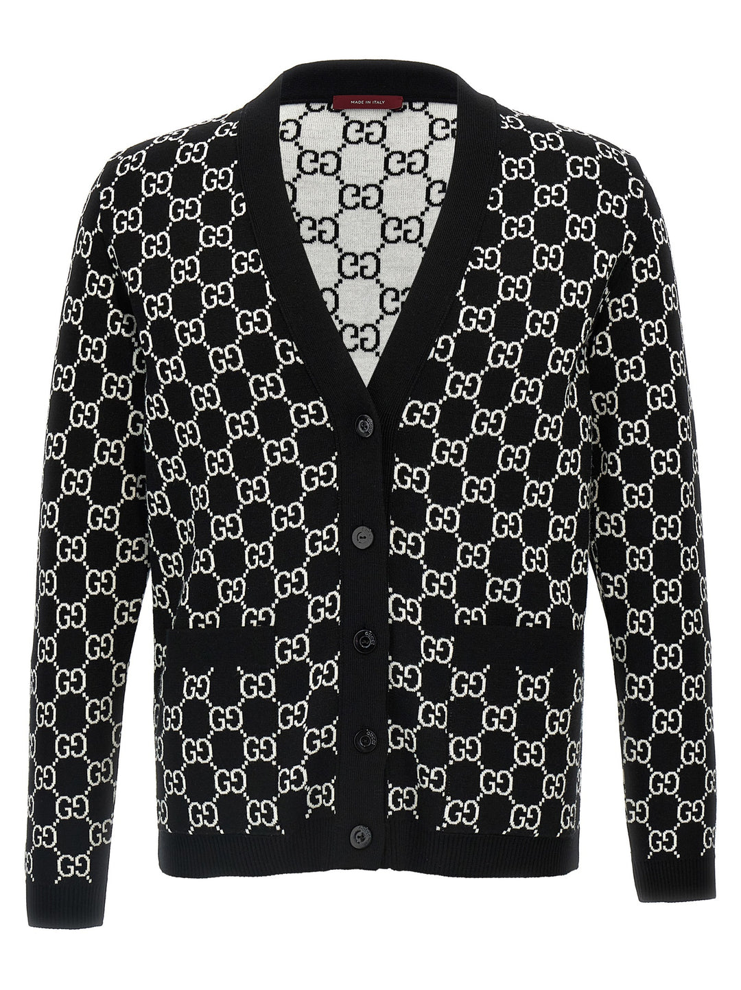 Gucci Bicolor Wool Cardigan