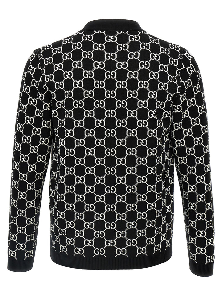 Gucci Bicolor Wool Cardigan