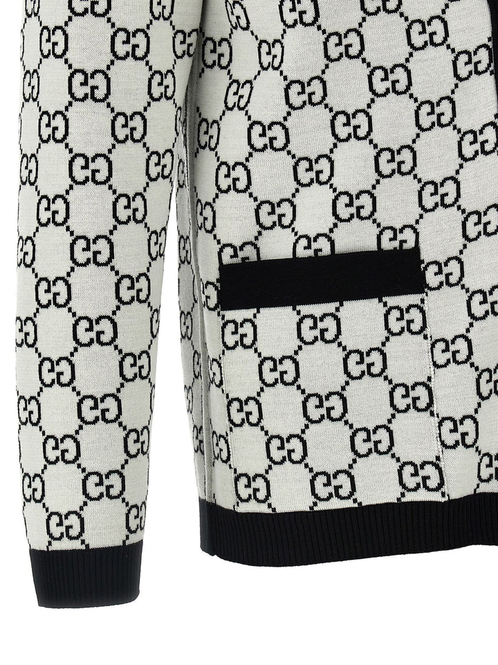 Gucci Bicolor Wool Cardigan