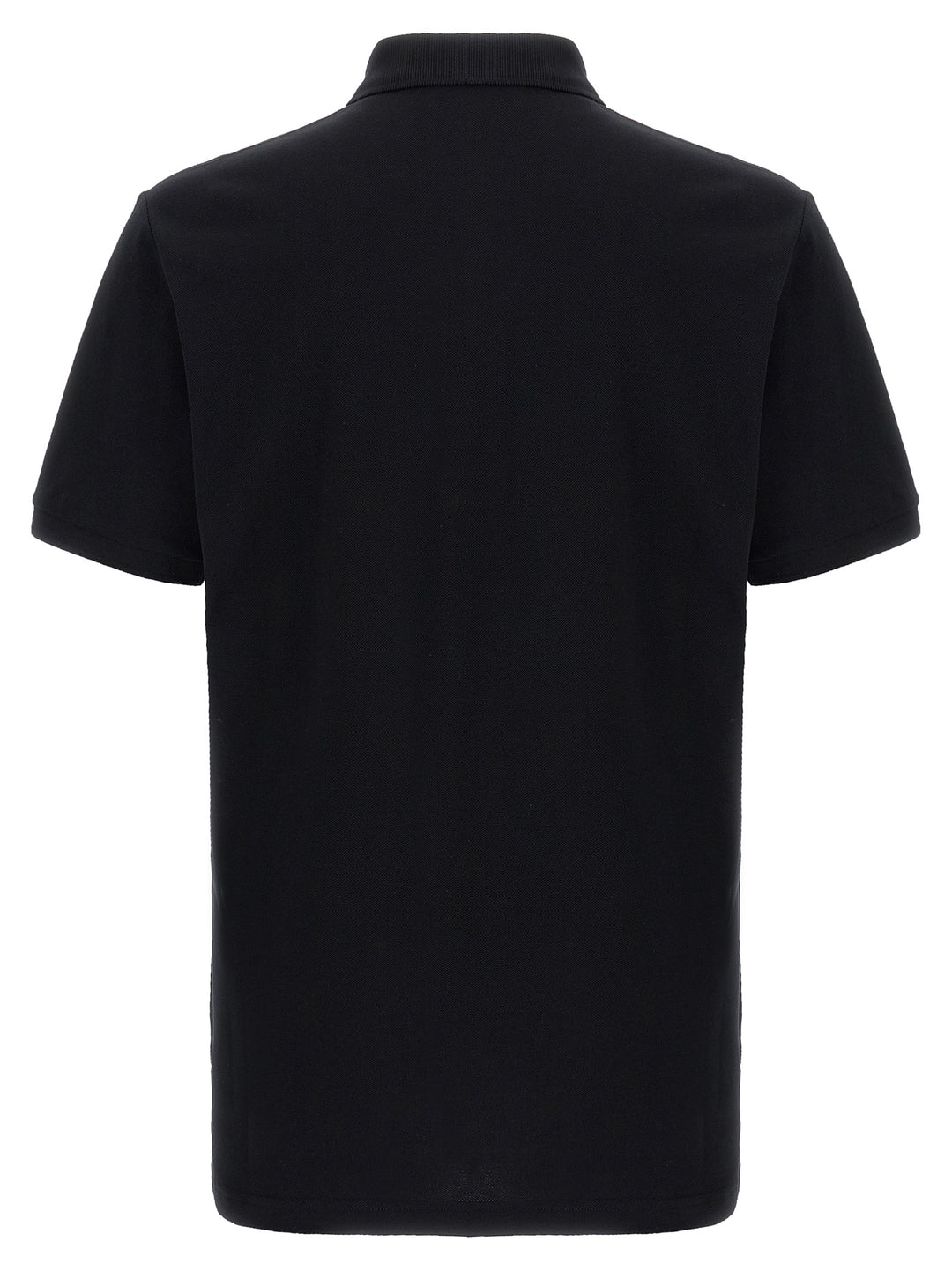 Moschino Black Cotton Polo Shirt