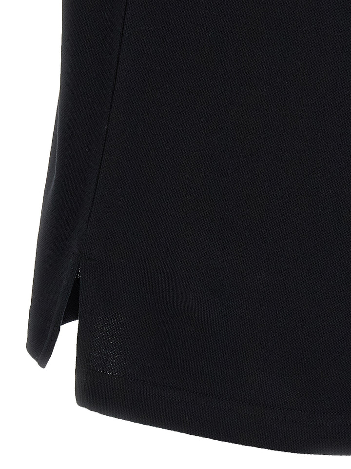 Moschino Black Cotton Polo Shirt