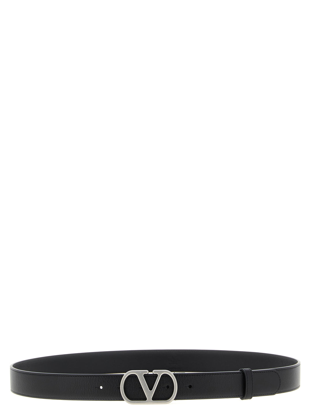 Valentino Garavani Black Calfskin Regular Belt