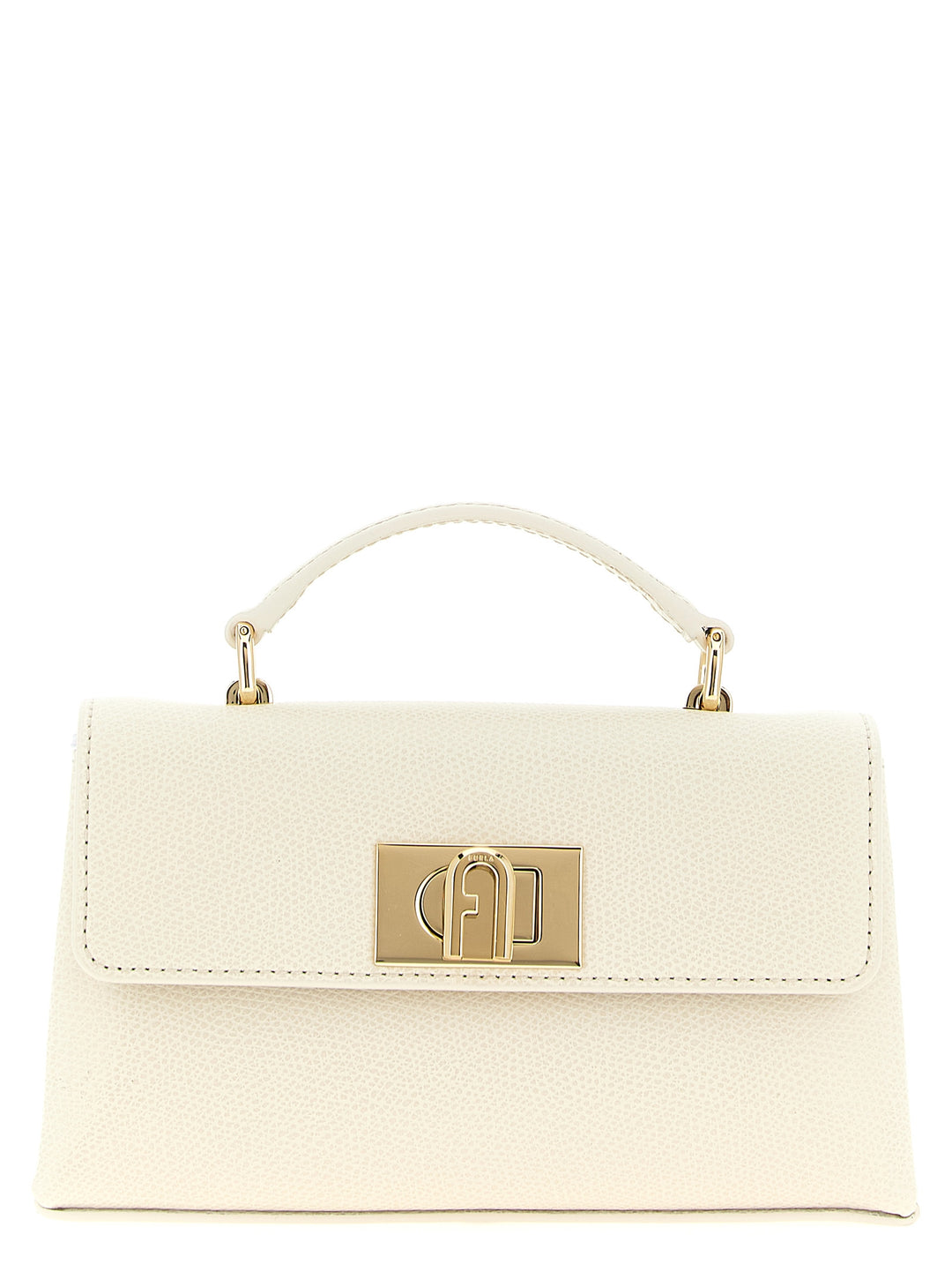 Furla White Leather Crossbody Bag