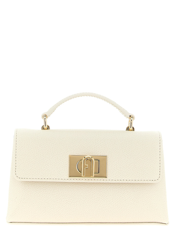 Furla White Leather Crossbody Bag